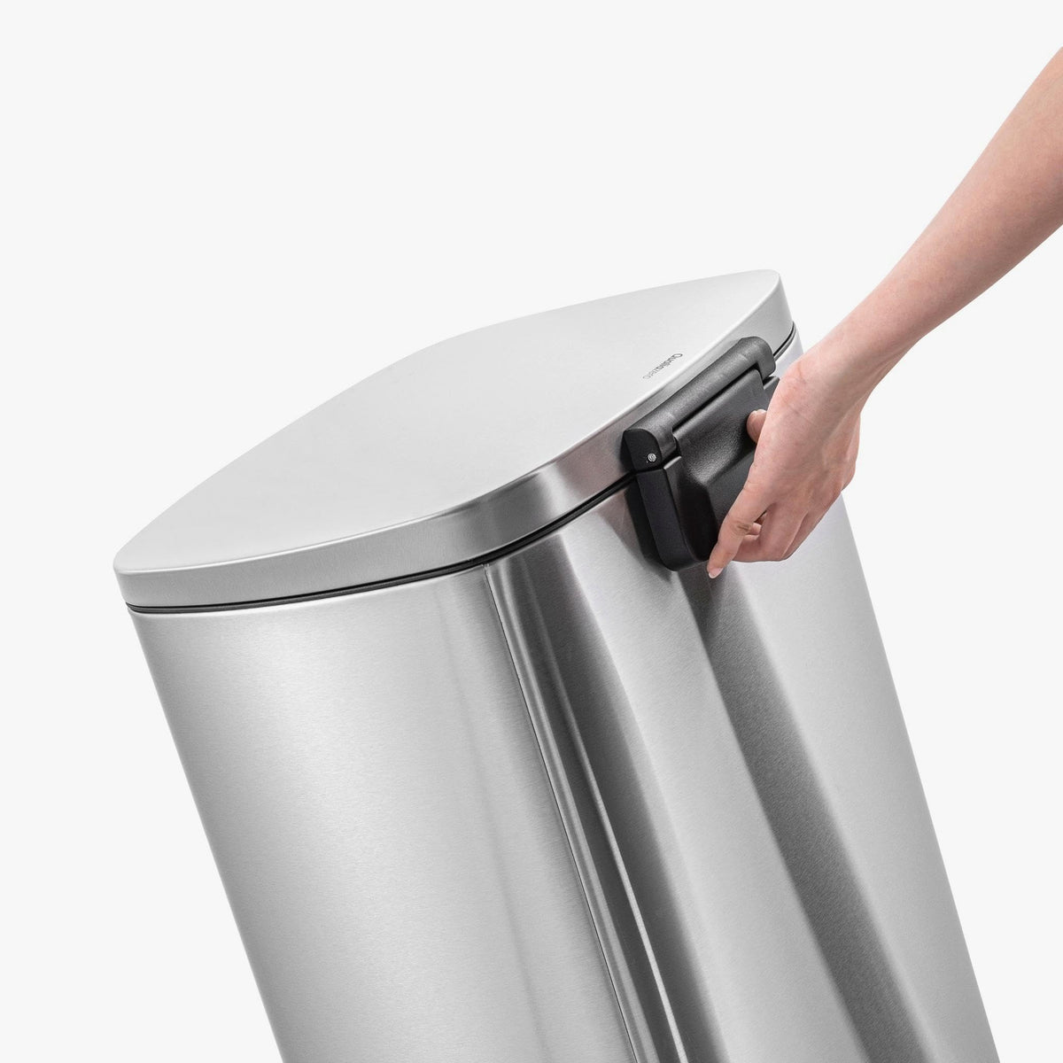 50L Stainless Steel Step-On Kitchen Trash Can F8752