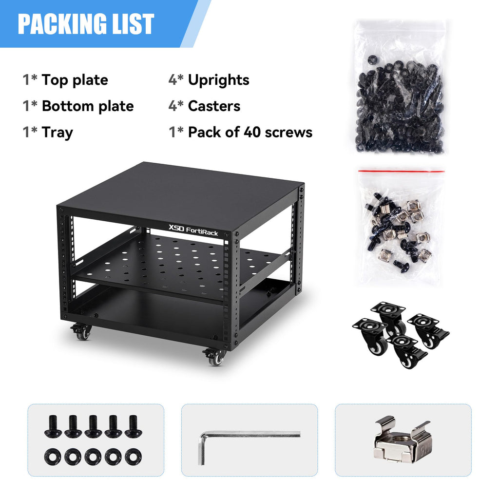 6U Open Frame Rack Q740198