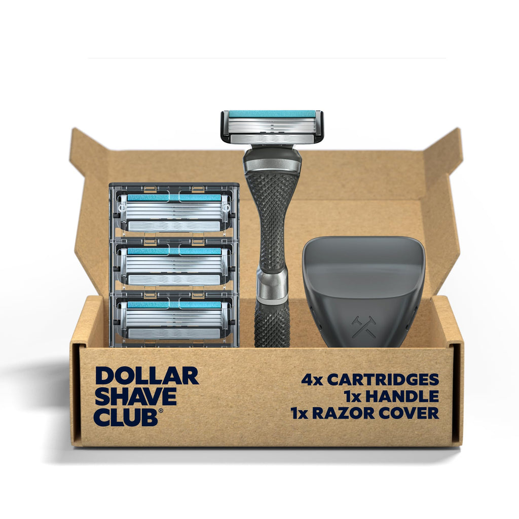 4 Blade Razor Refill Cartridges 8 Count and Shaving Kit K3291