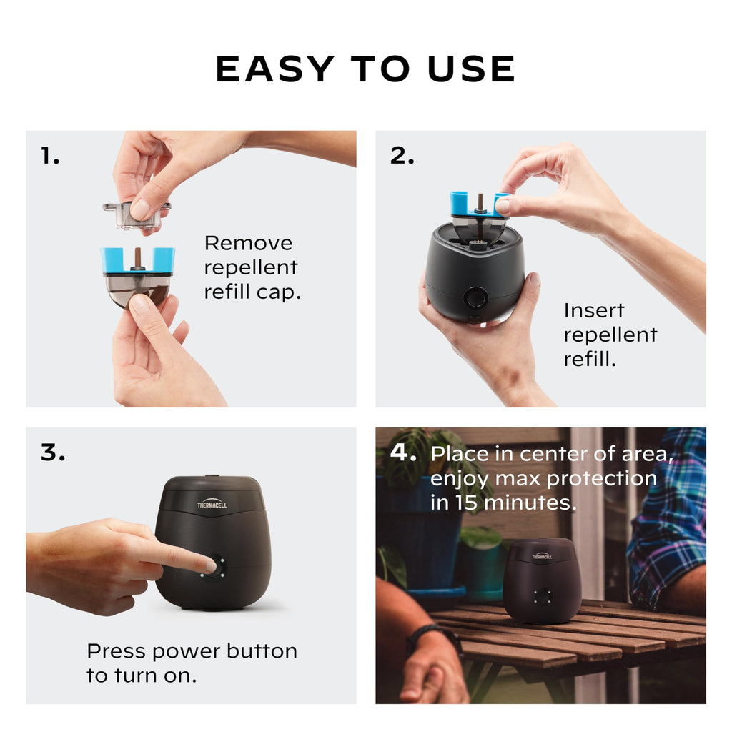 Rechargeable Mosquito Repeller with 12-Hour Refill K726