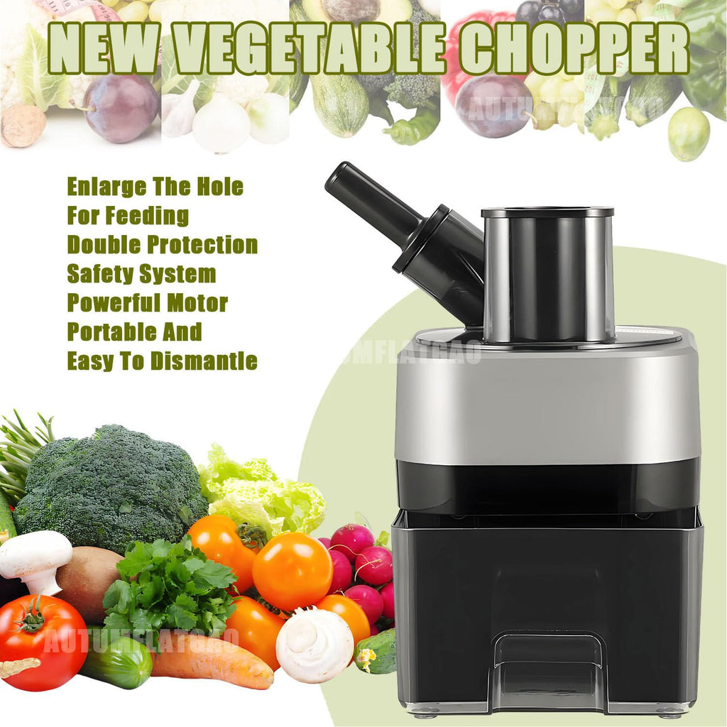 4 in 1 Electric Vegetable Chopper with 4 Stainless Steel Blades F329279