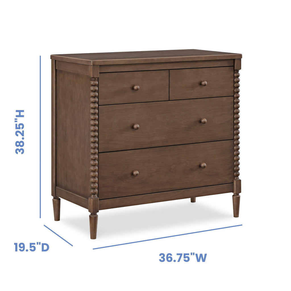 4 Drawer Dresser with Changing Top W695159