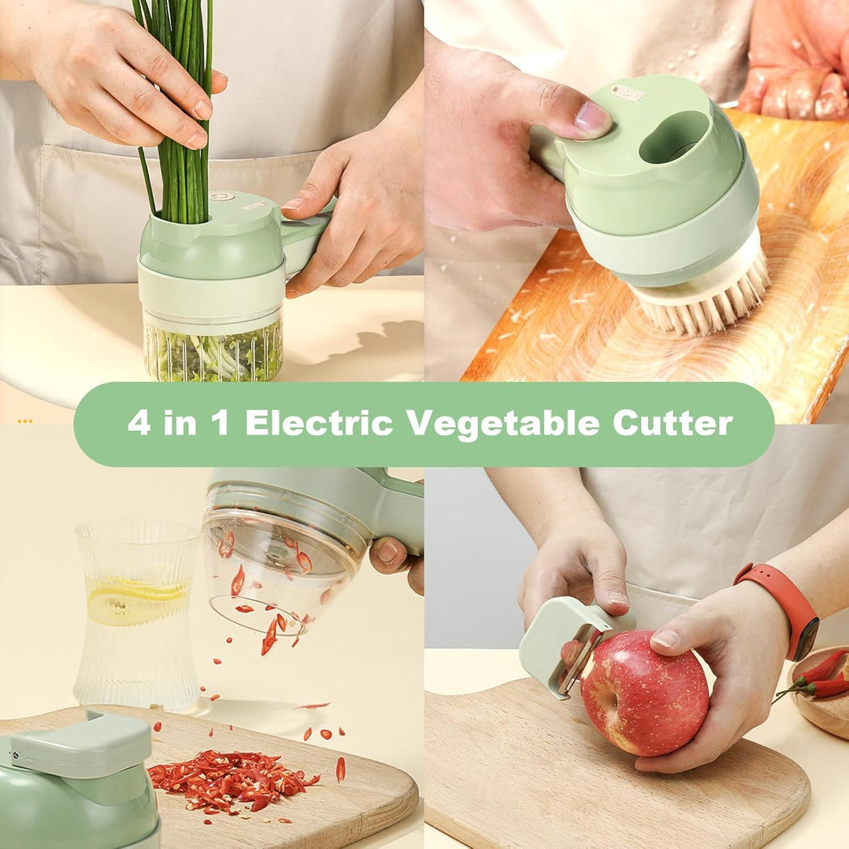 Portable Wireless Electric Vegetable Chopper O1576