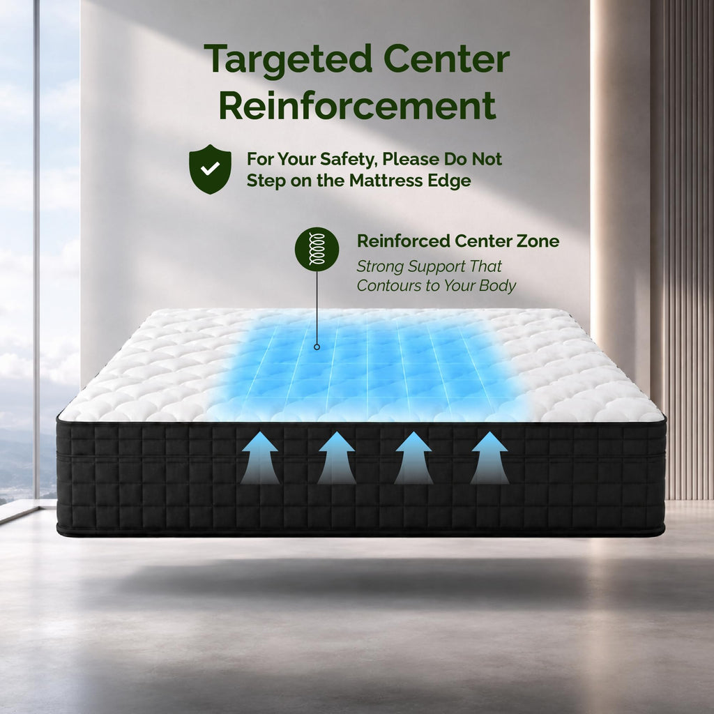 Full Size 12 Inch Hybrid Innerspring Mattress L678