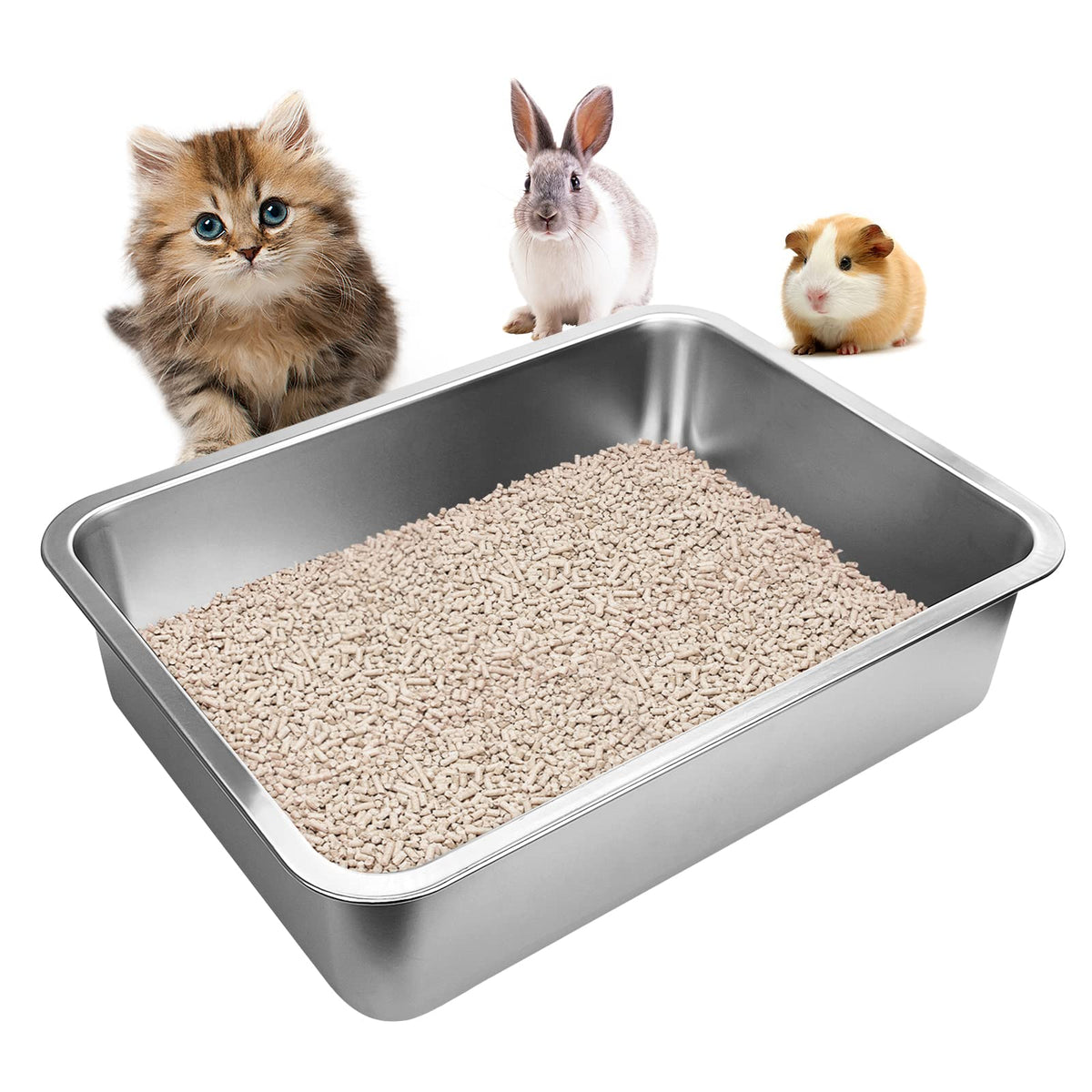 Stainless Steel Litter Box Z105223