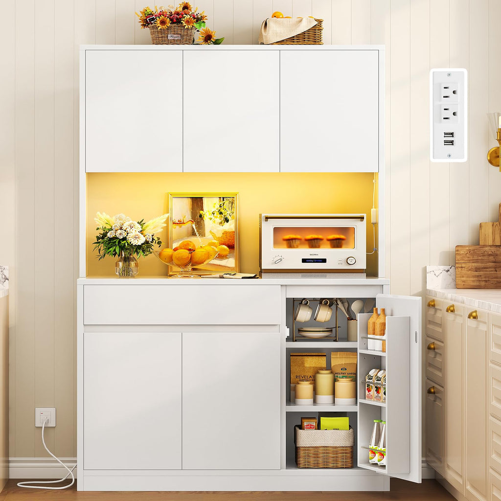 Pantry Cabinet with Charging Station X166