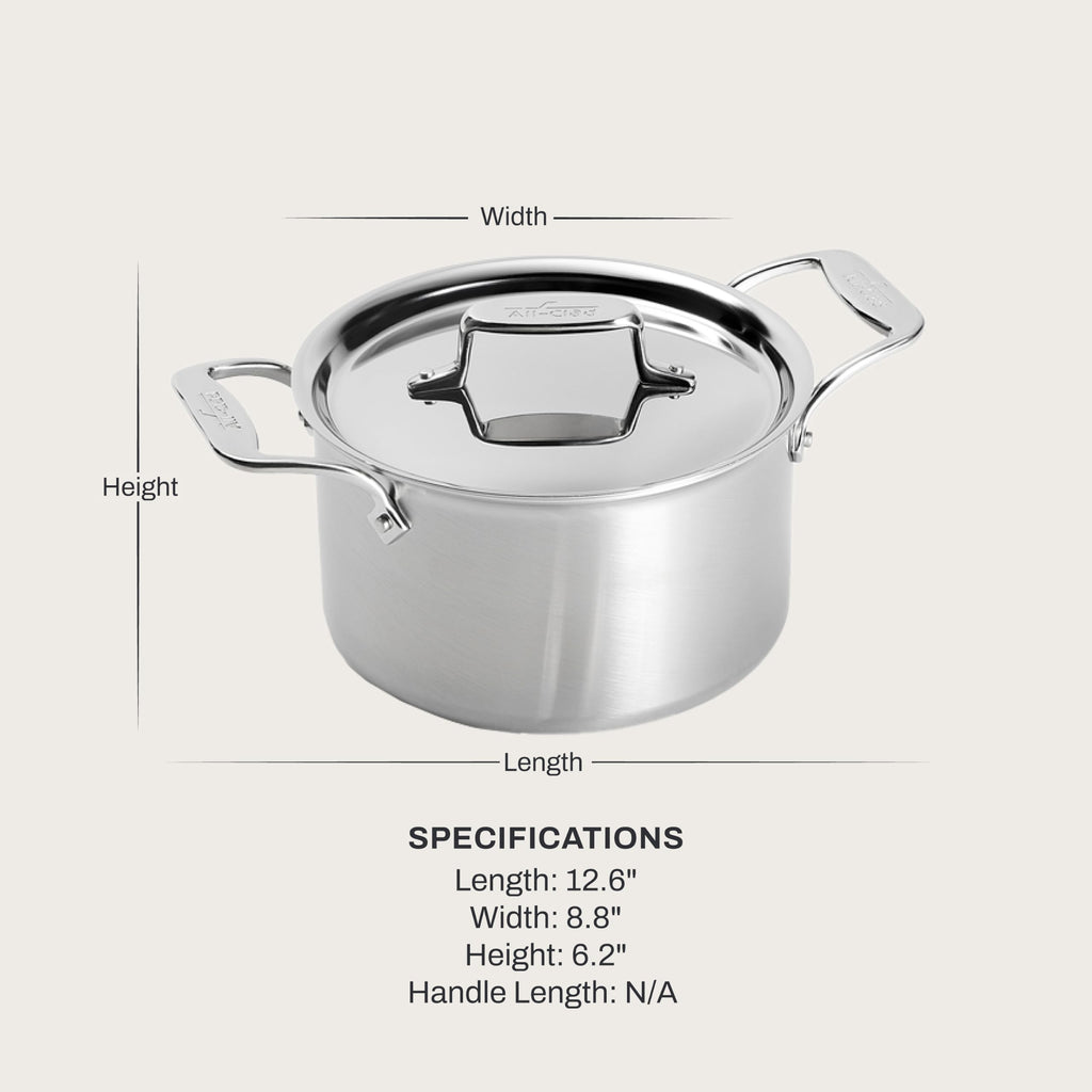Stainless Steel 4 Qt Soup Pot with Lid Q847