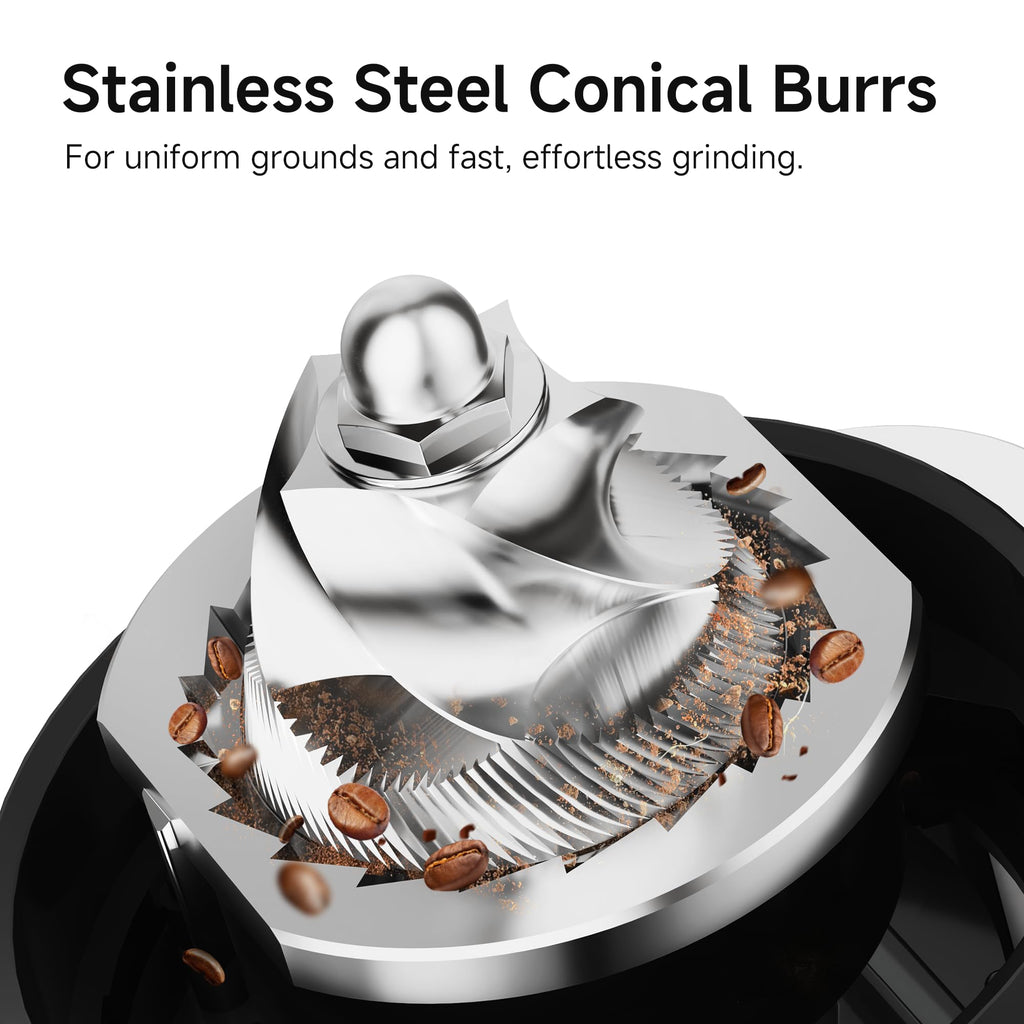 Electric Coffee Grinder with 48 Grind Settings Q623