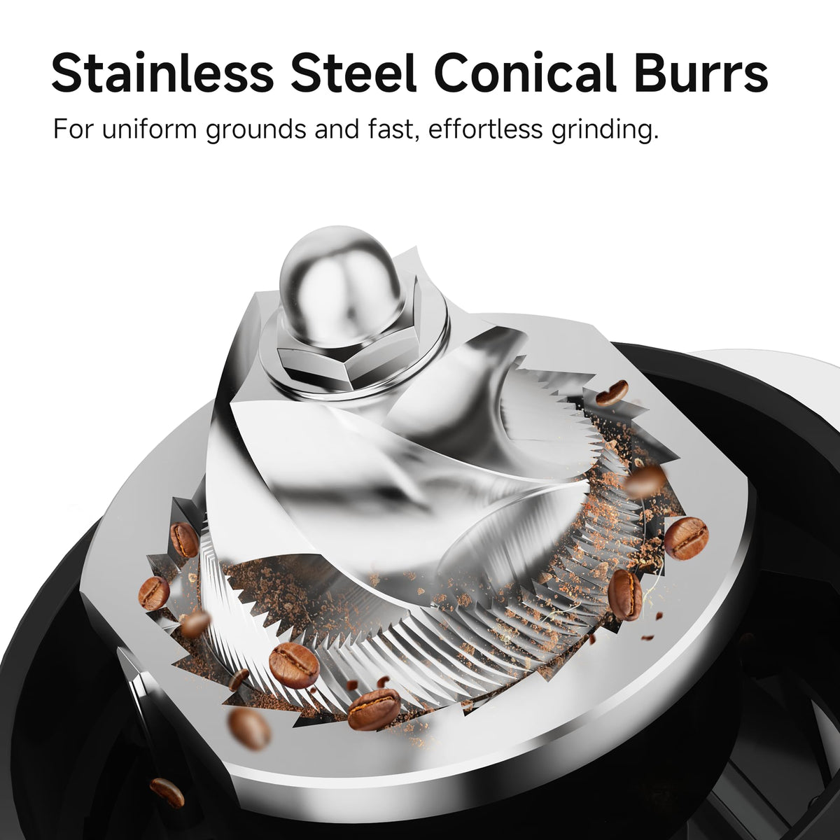 Electric Coffee Grinder with 48 Grind Settings Q623