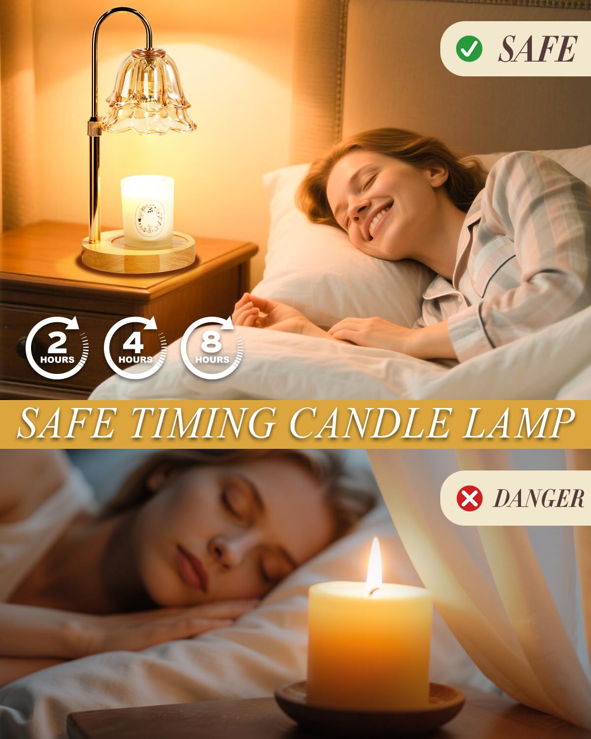 Dimmable Candle Warmer Lamp with Timer N175