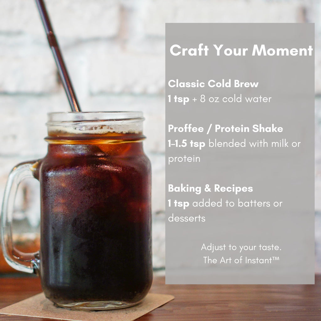 Instant Cold Brew Coffee Powder, 10 oz D7588