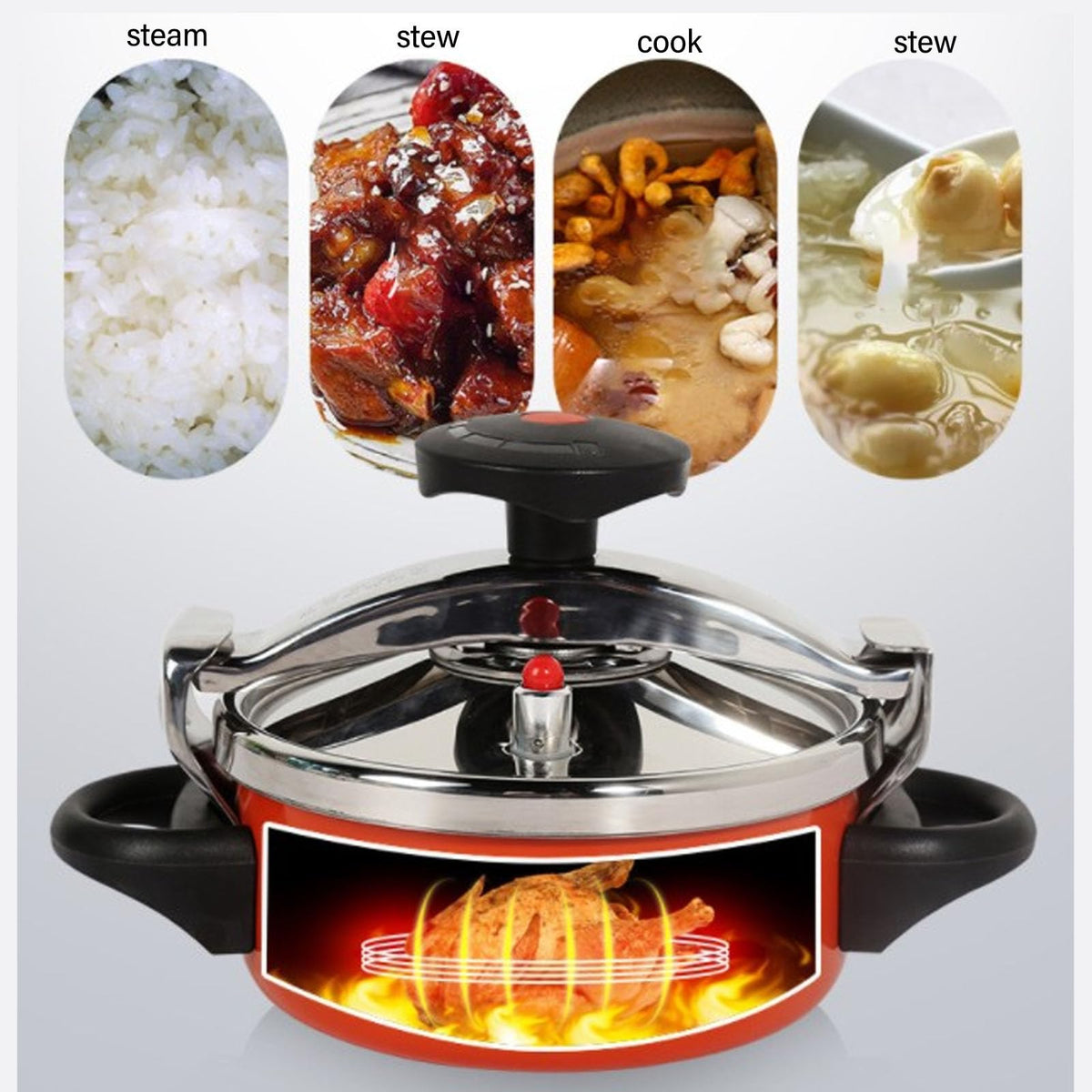 Stainless Steel Pressure Cooker Canner K9060