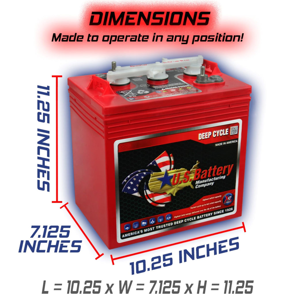 6 Volt 232 Amp Hours GC2 4 Pack A22793
