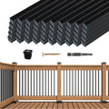 50 Pack 32" Black Aluminum Square Deck Balusters D859