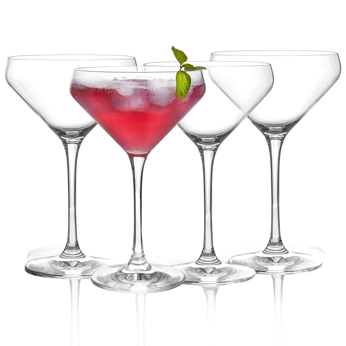 Clear 11 Ounce Set of 4 Cocktail Glasses R556