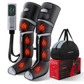 Black Leg Compression Massager with Heated Knee J545