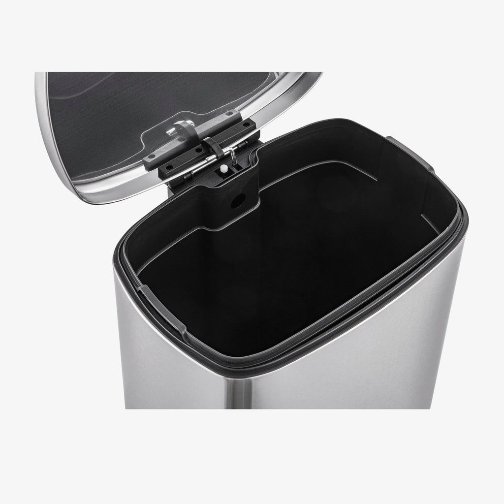50L Stainless Steel Step-On Kitchen Trash Can F8752