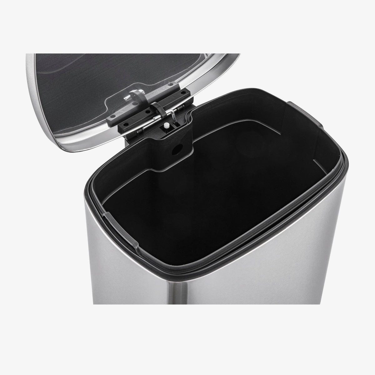 50L Stainless Steel Step-On Kitchen Trash Can F8752