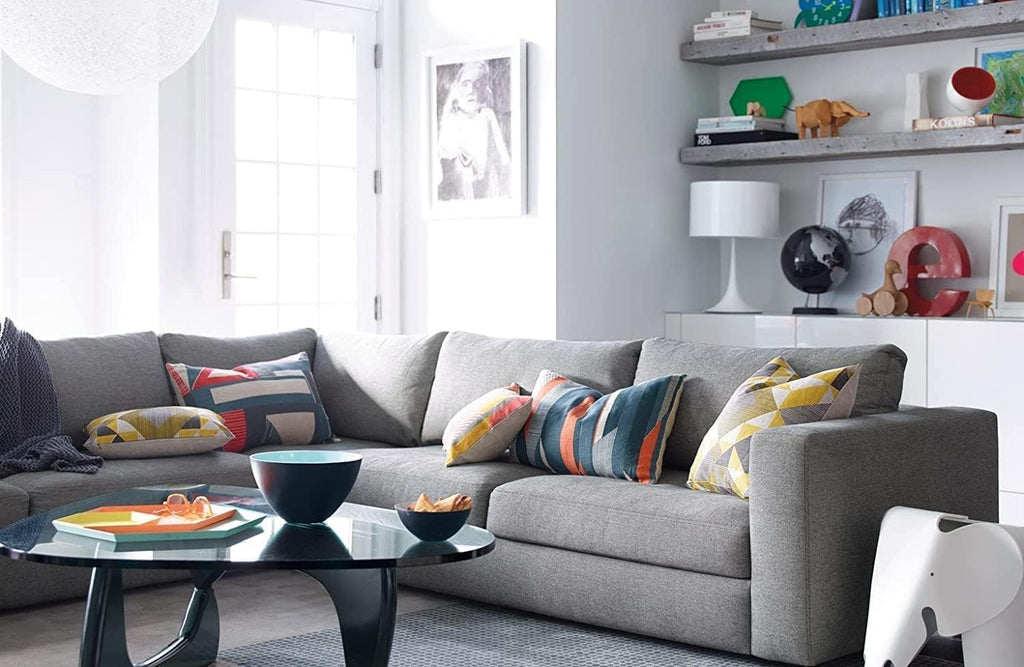 Clear Glass Coffee Table with Solid Wood Base C46568