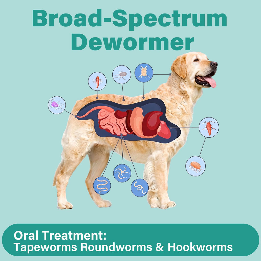 Large Dog & Puppy Oral Worm Remover 50 Tablets D530