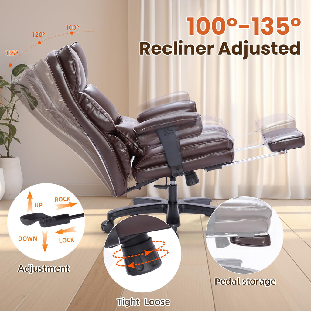 Big and Tall Office Chair with Foot Rest S533964