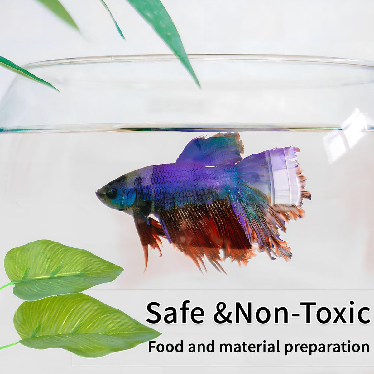 Betta Fish Leaf Hammock, 2 PCS Aquarium Decor I476020