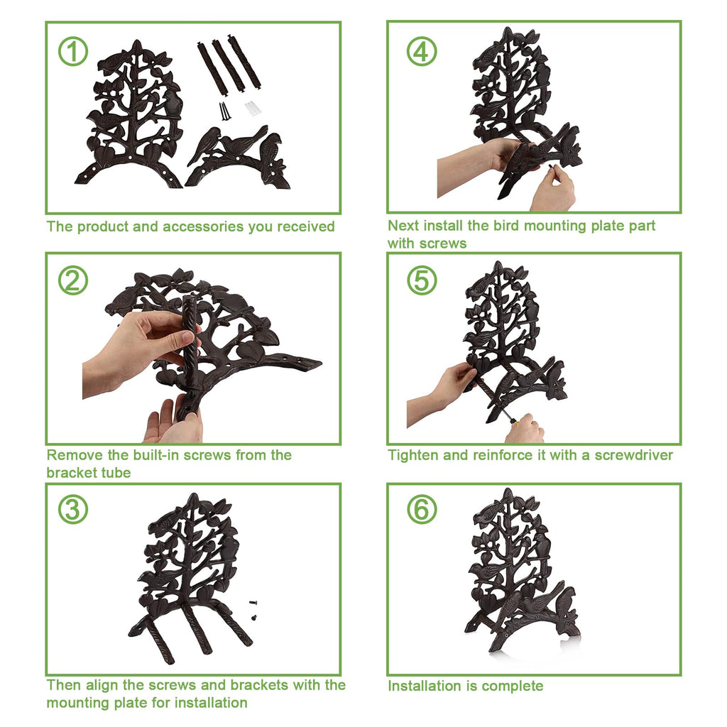 Cast Iron Wall Mount Garden Hose Holder B42996