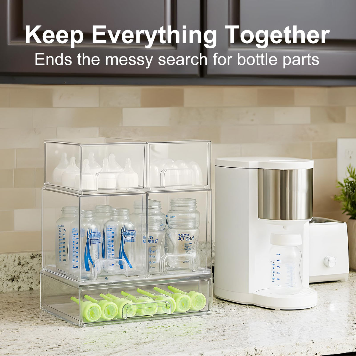 Acrylic Stackable Bottle Storage Organizer X322