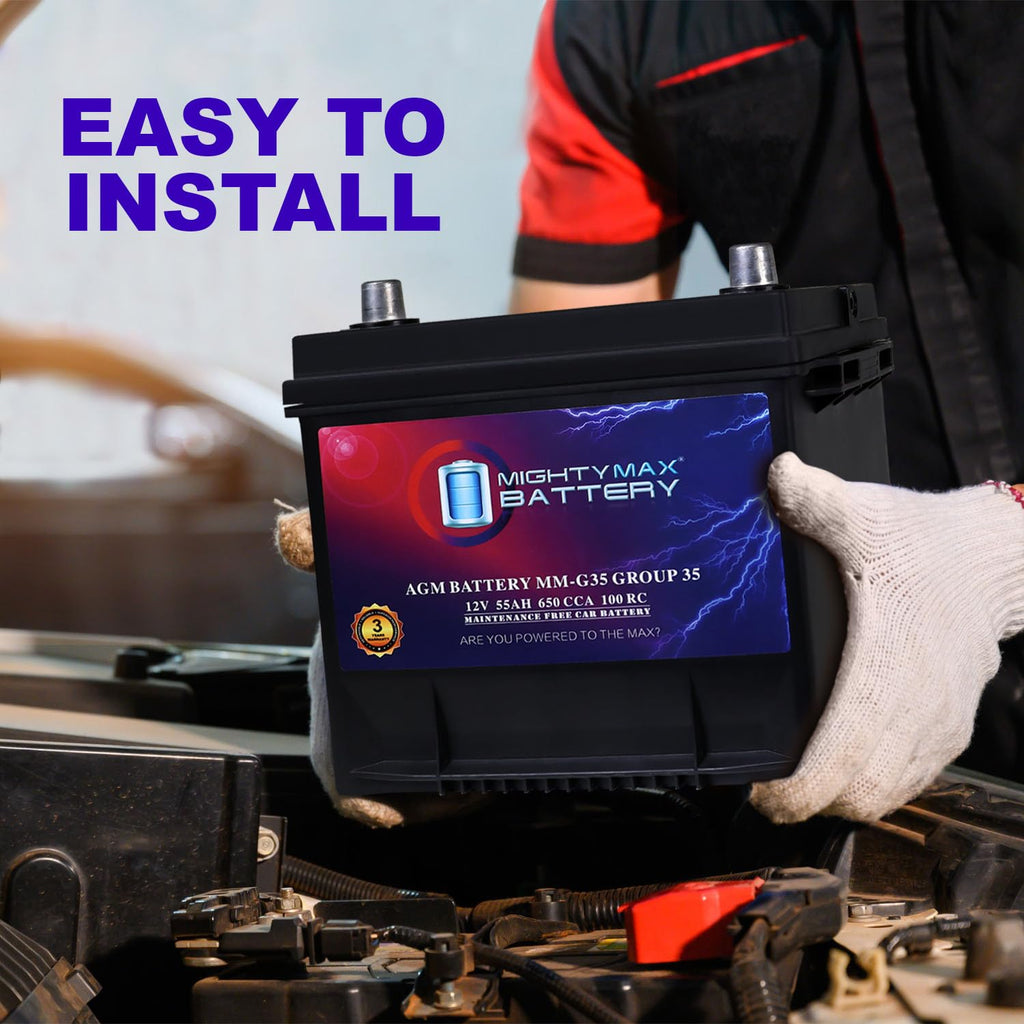 12V 55Ah AGM Replacement Battery R4401
