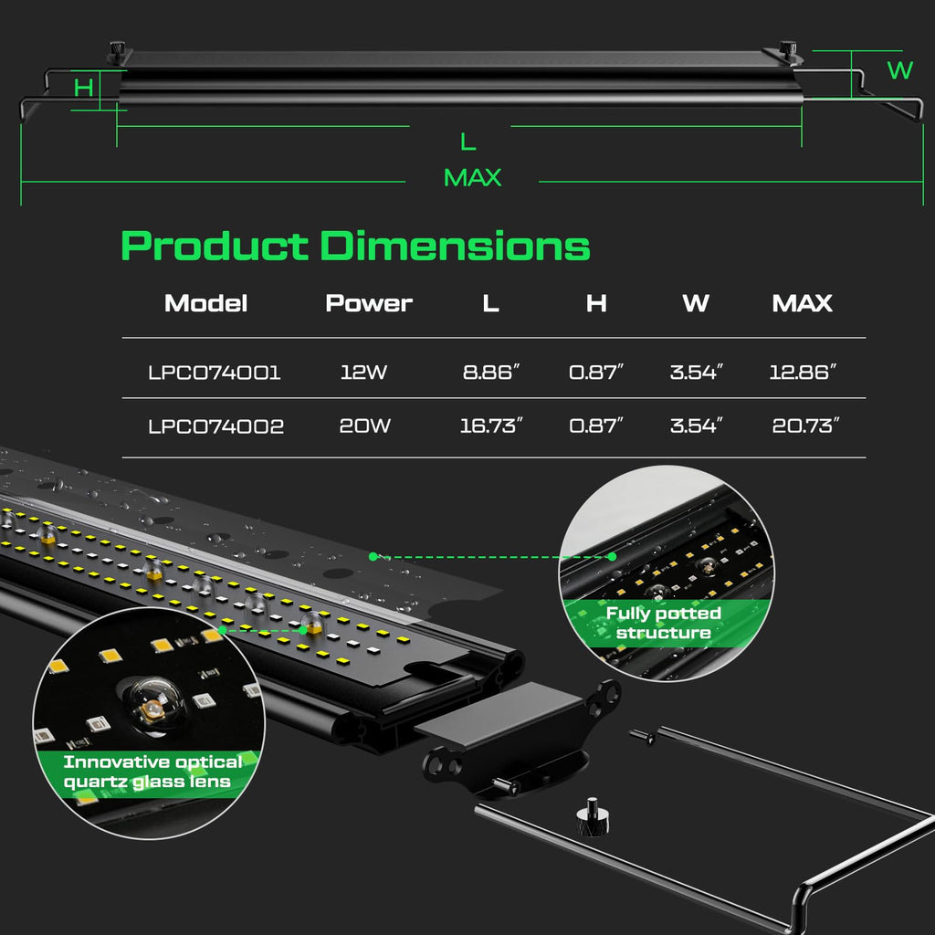 8-Inch UVB Reptile Light Fixture R20784