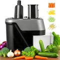 4 in 1 Electric Vegetable Chopper with 4 Stainless Steel Blades F329279