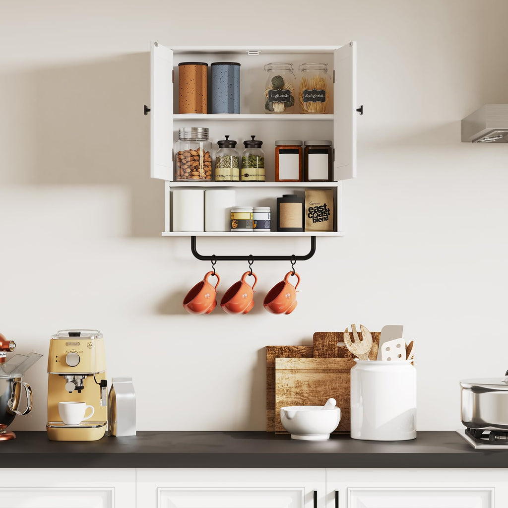 Wall Mounted Medicine Cabinet with Towels Bar D766834