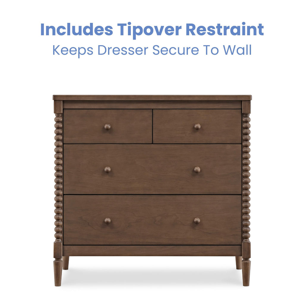 4 Drawer Dresser with Changing Top W695159