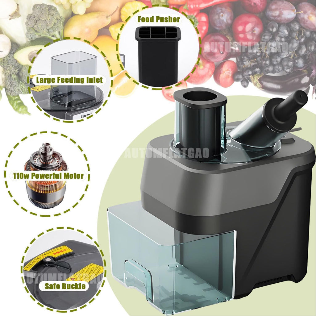 4 in 1 Electric Vegetable Chopper with 4 Stainless Steel Blades F329279