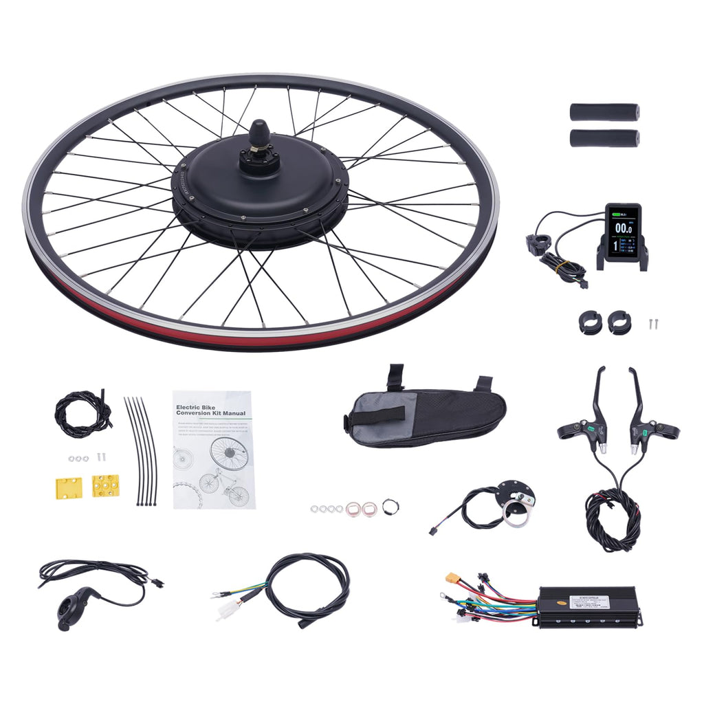 48V 1000W Electric Bike Conversion Kit with LCD Display M1114