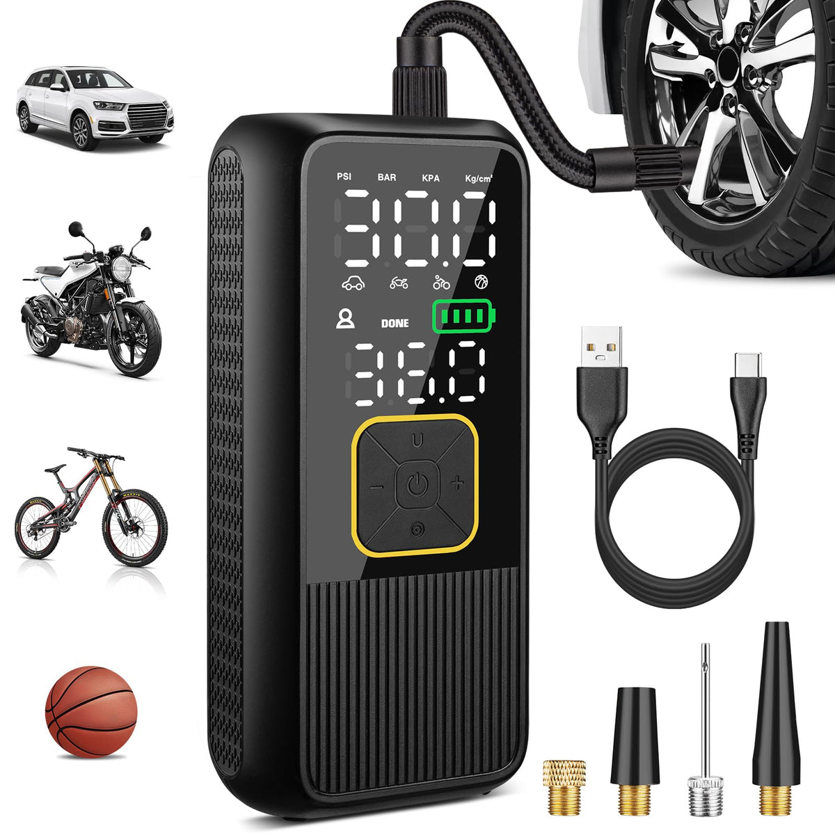 Portable Air Compressor 150PSI Tire Inflator O551938