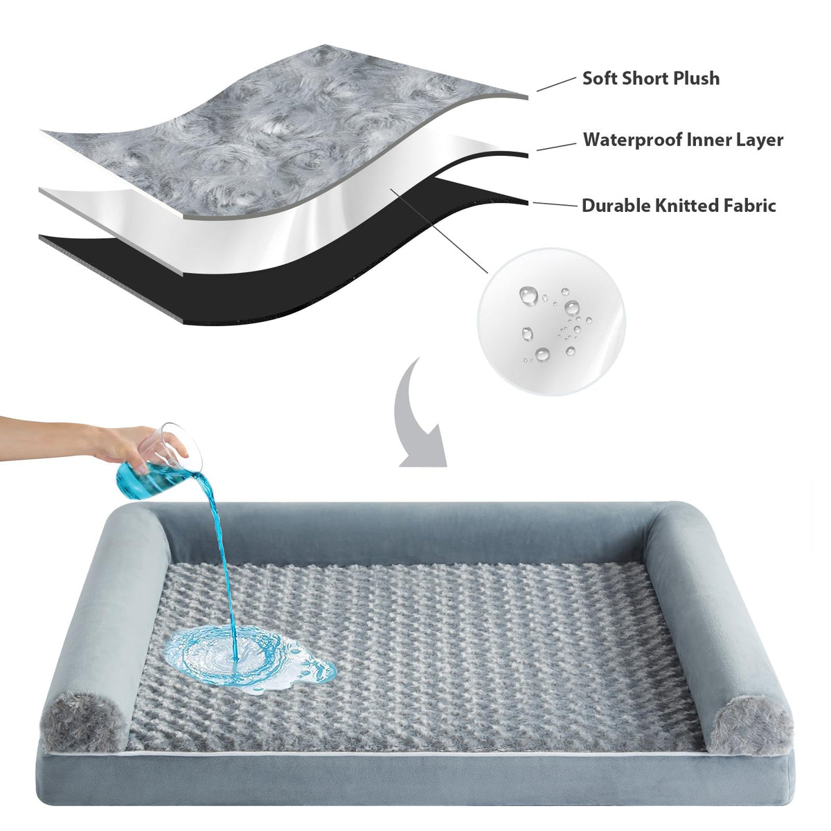 Washable Large Dog Bed M954