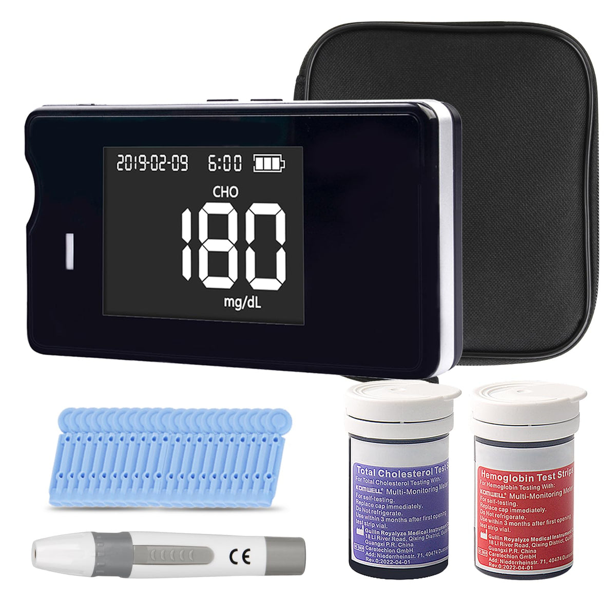Hemoglobin Test Meter with 25 Test Strips F756541