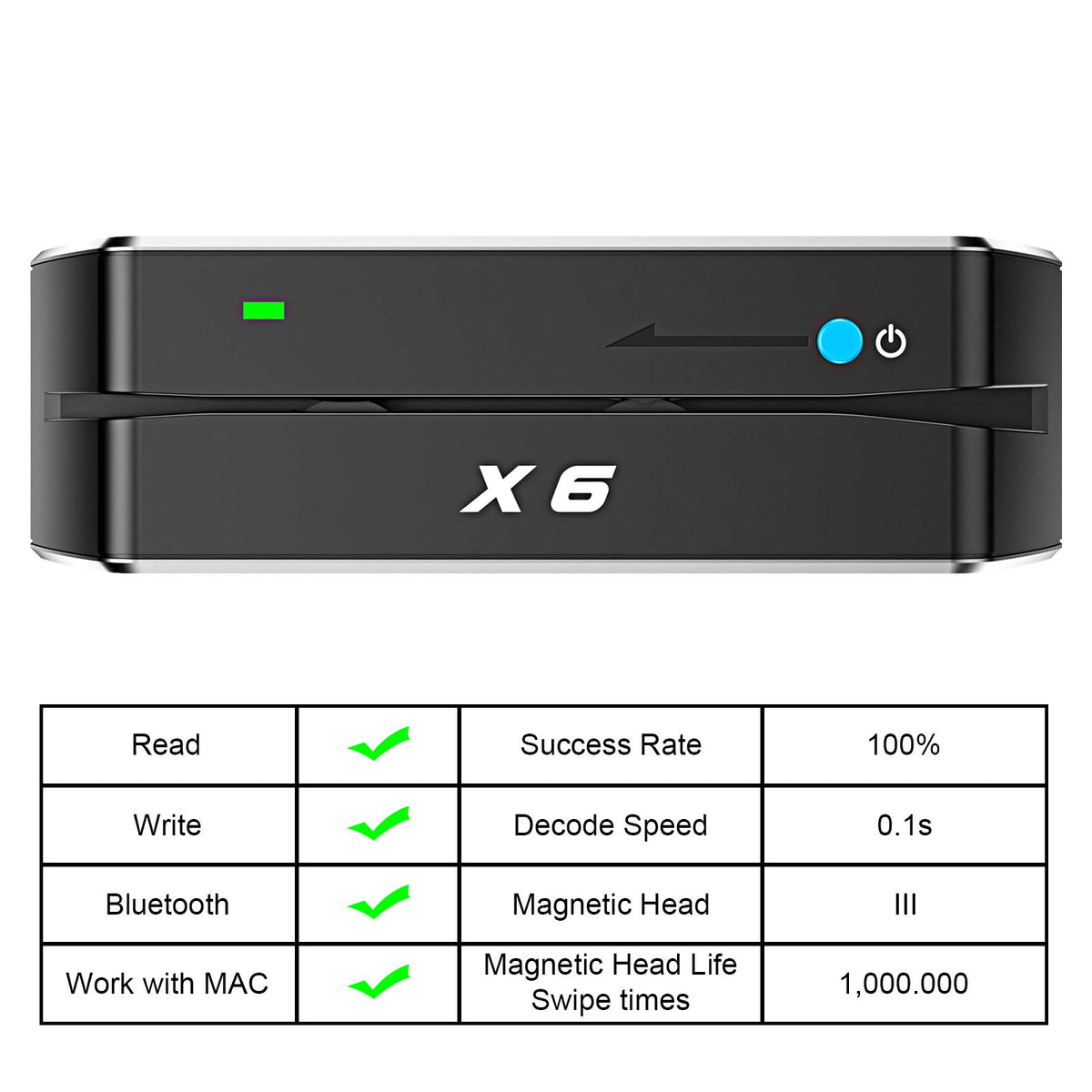 Magnetic Card Reader Writer USB 3 Tracks V454409
