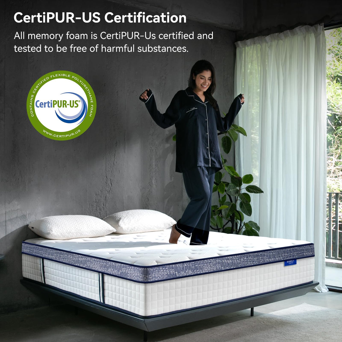 10 inch Cooling Hybrid Full Size Mattress D76440