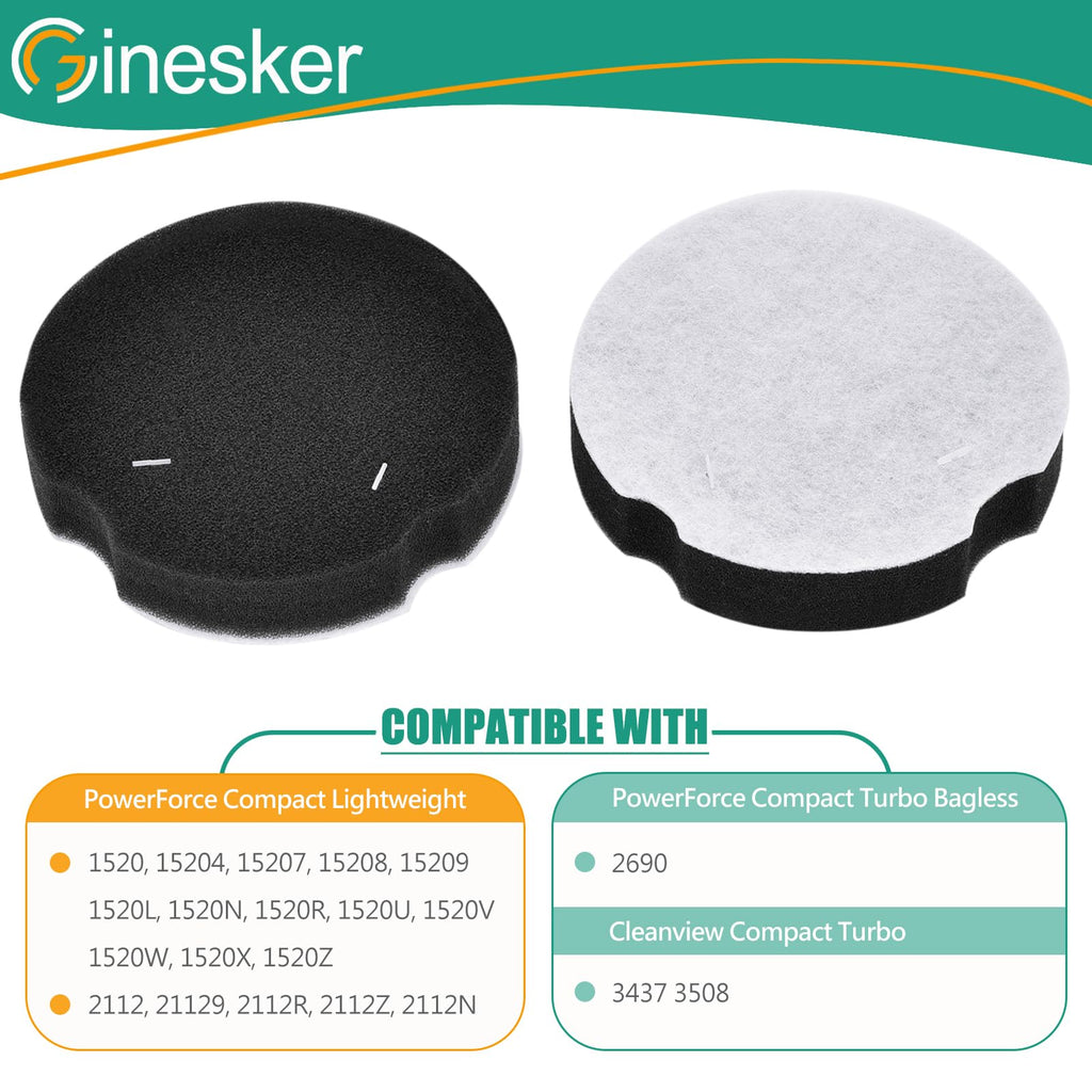4 Pack Replacement Filters for Upright Vacuum Cleaner C66613