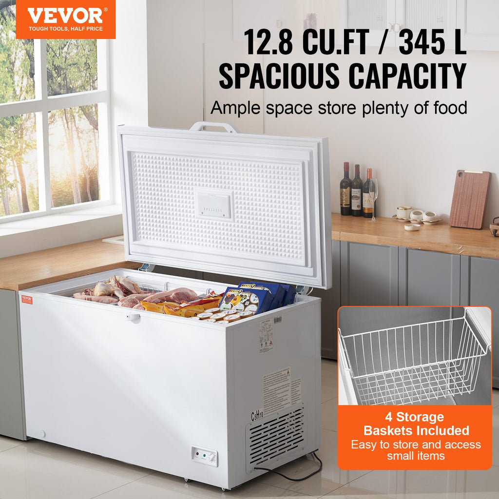12.8 Cu.ft Chest Freezer with 4 Removable Baskets T555504