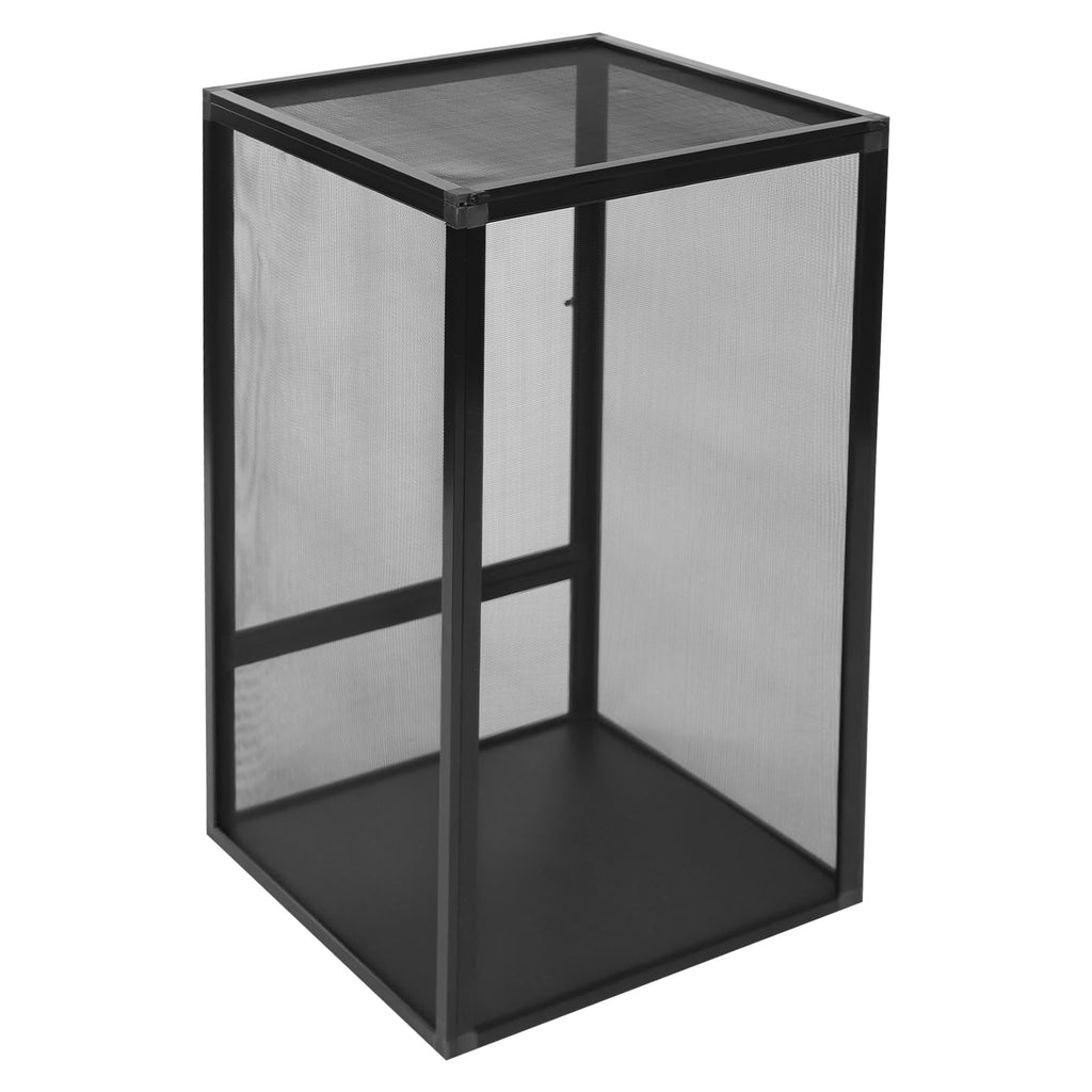 17.7"x17.7"x31.5" Foldable Aluminum Alloy Mesh Reptile Terrarium D101235