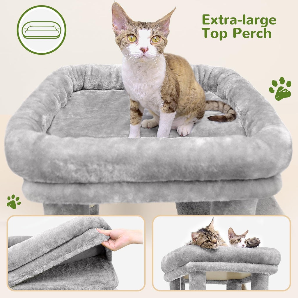 Light Grey Cat Tree N910645