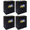 6V 370Ah Deep Cycle Flooded Lead Acid Battery Pack of 4 F166