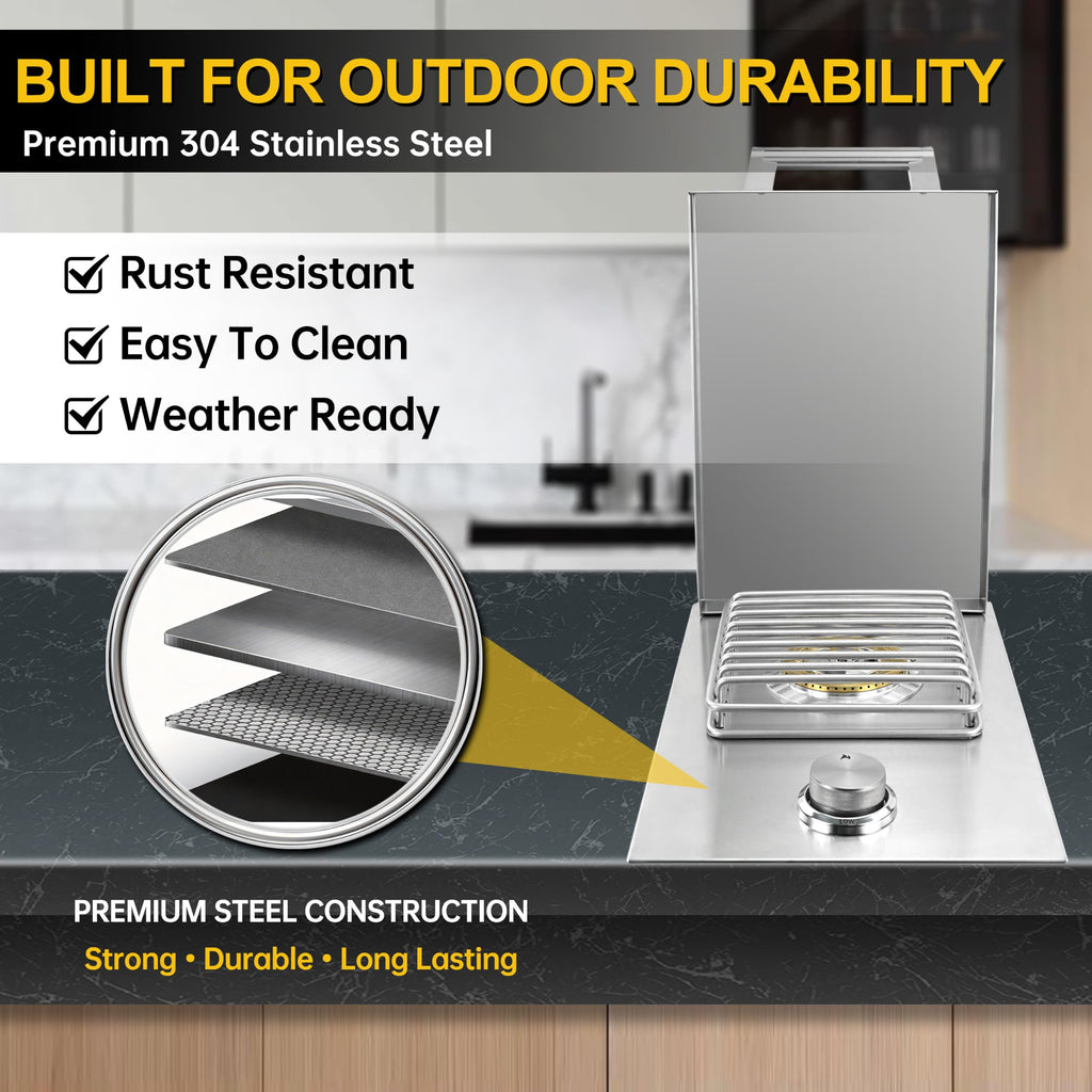Built-in Single Side Burner O34246