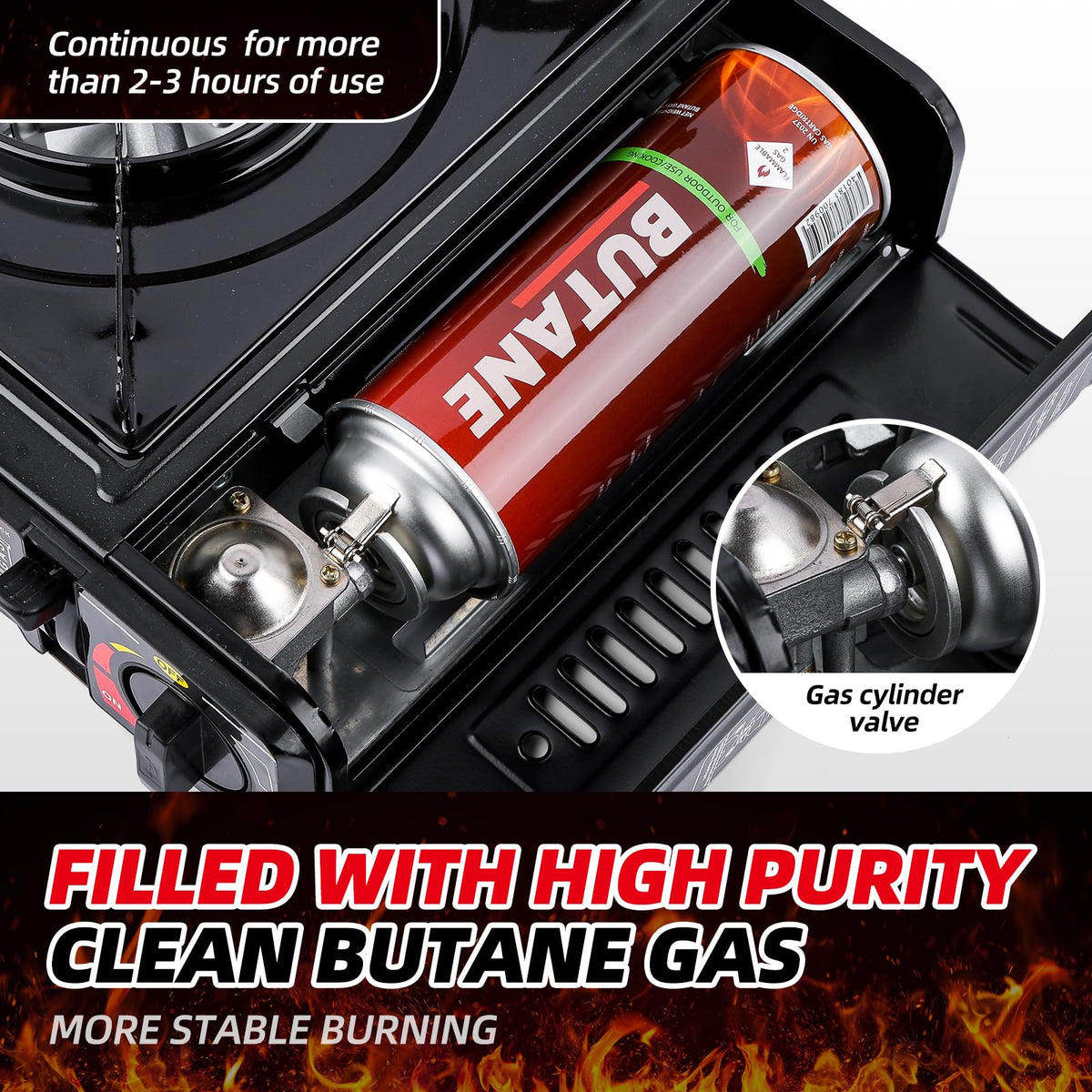 12 Pack 8oz Butane Fuel Cylinders D251827