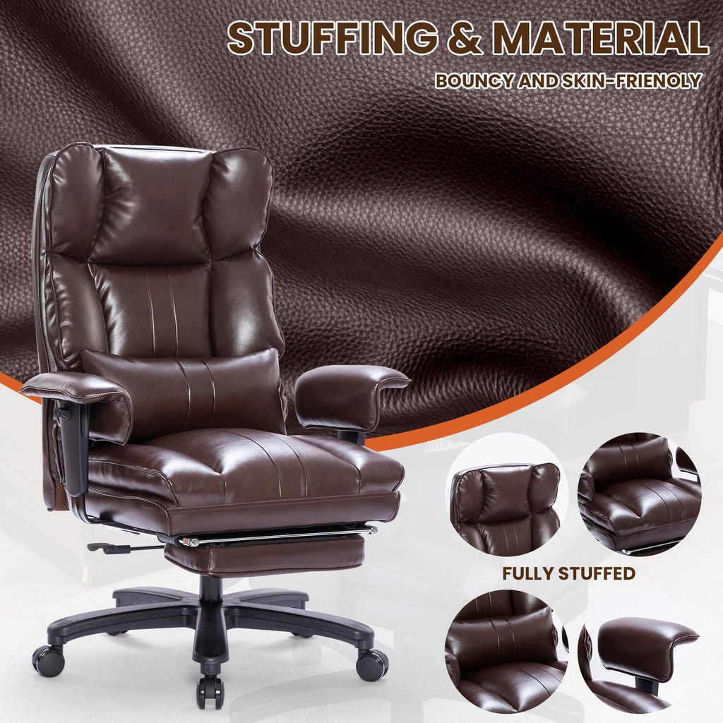 Big and Tall Office Chair with Foot Rest S533964