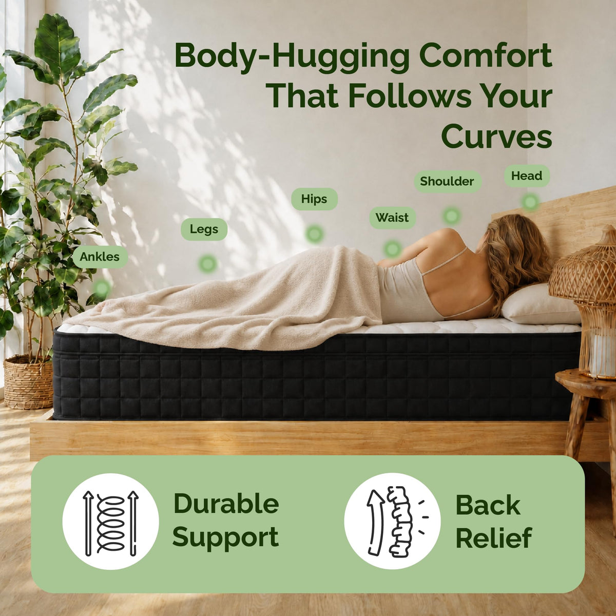 Full Size 12 Inch Hybrid Innerspring Mattress L678