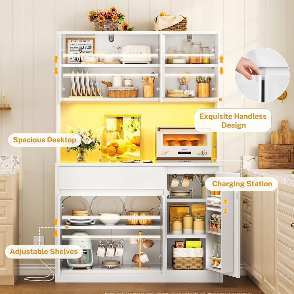 Pantry Cabinet with Charging Station X166